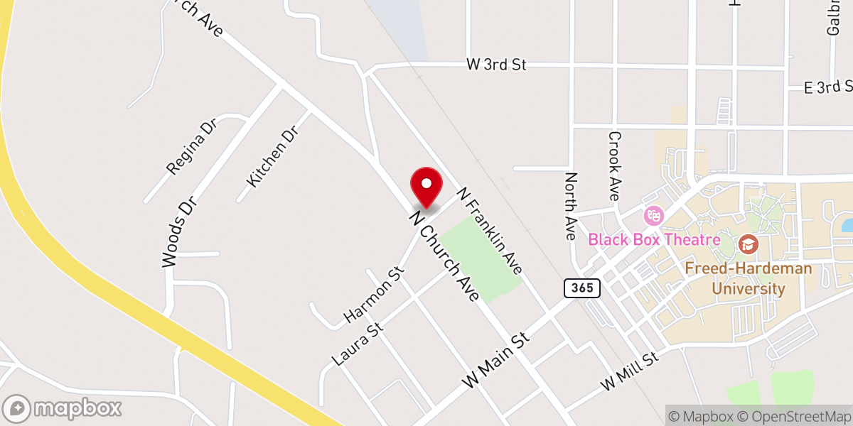 Map showing location of Jason's Pawn & Jewelry