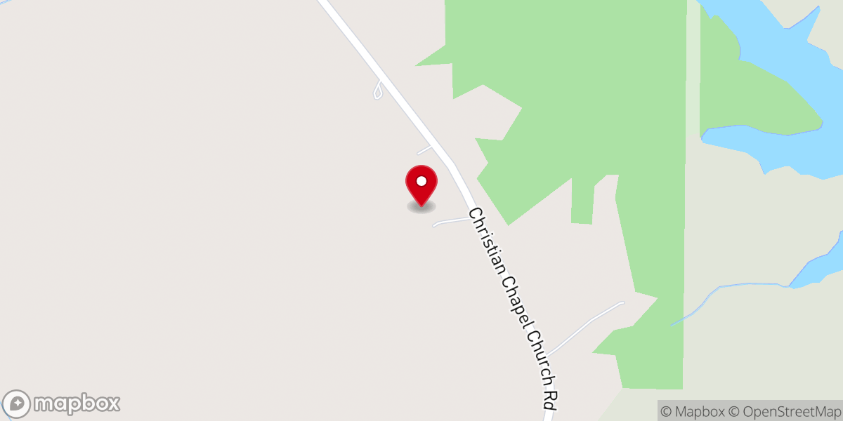 Map showing location of Christian Chapel Church