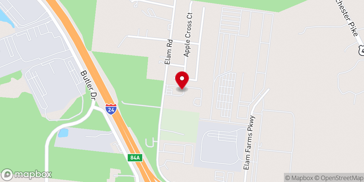 Map showing location of Murfreesboro Seventh-day Adventist Church