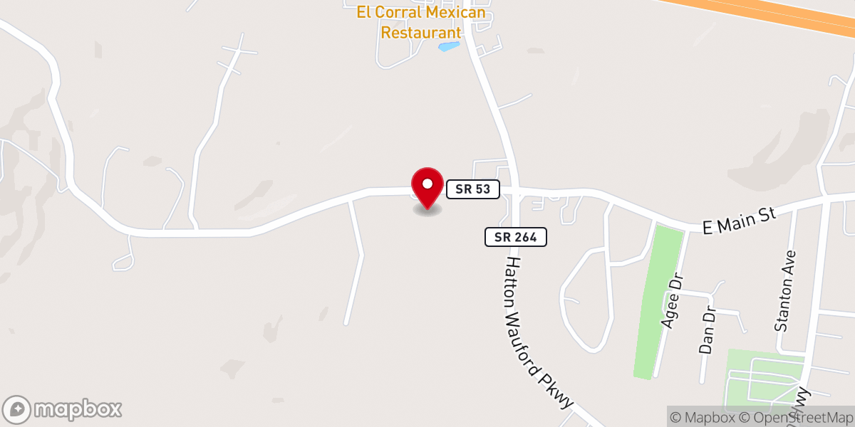 Map showing location of Living Water Ministries Church of God