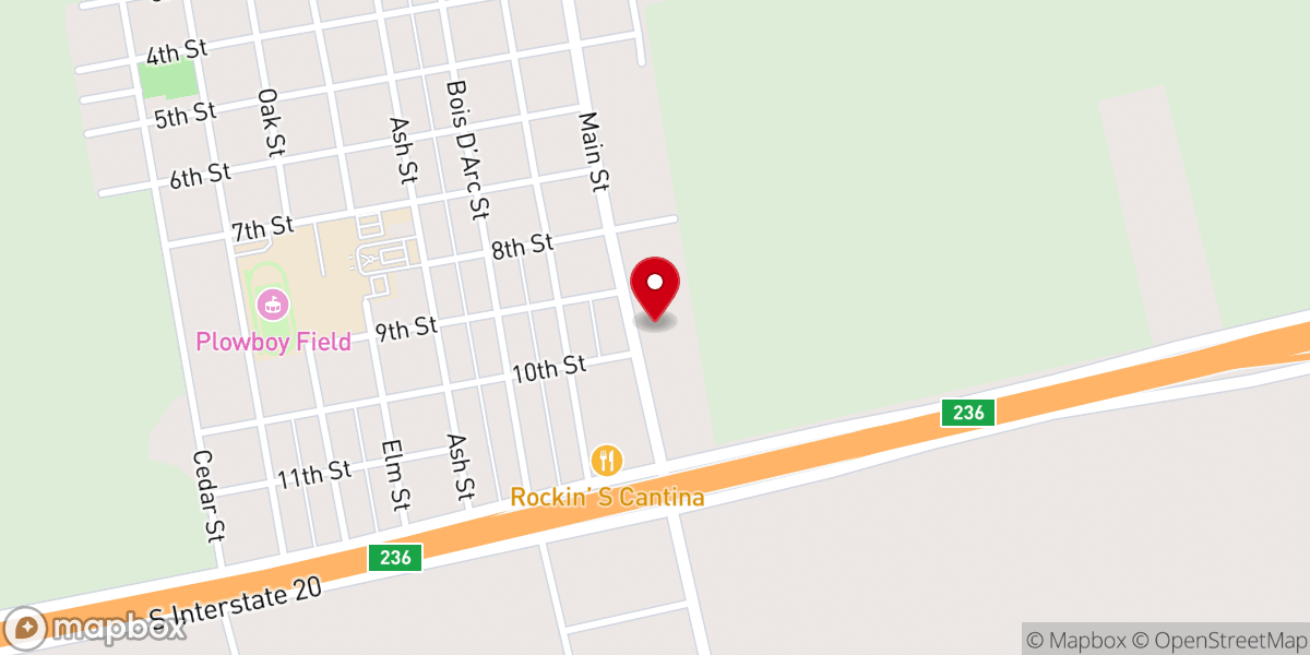 Map showing location of Salem Lutheran Church