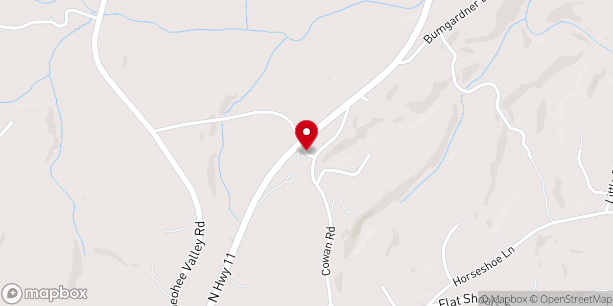 Map showing location of The Church of God of Prophecy