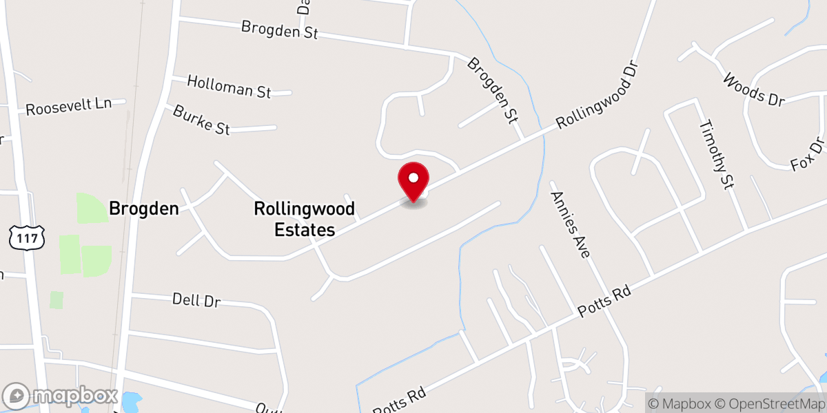 Map showing location of St Andrews Christian Church
