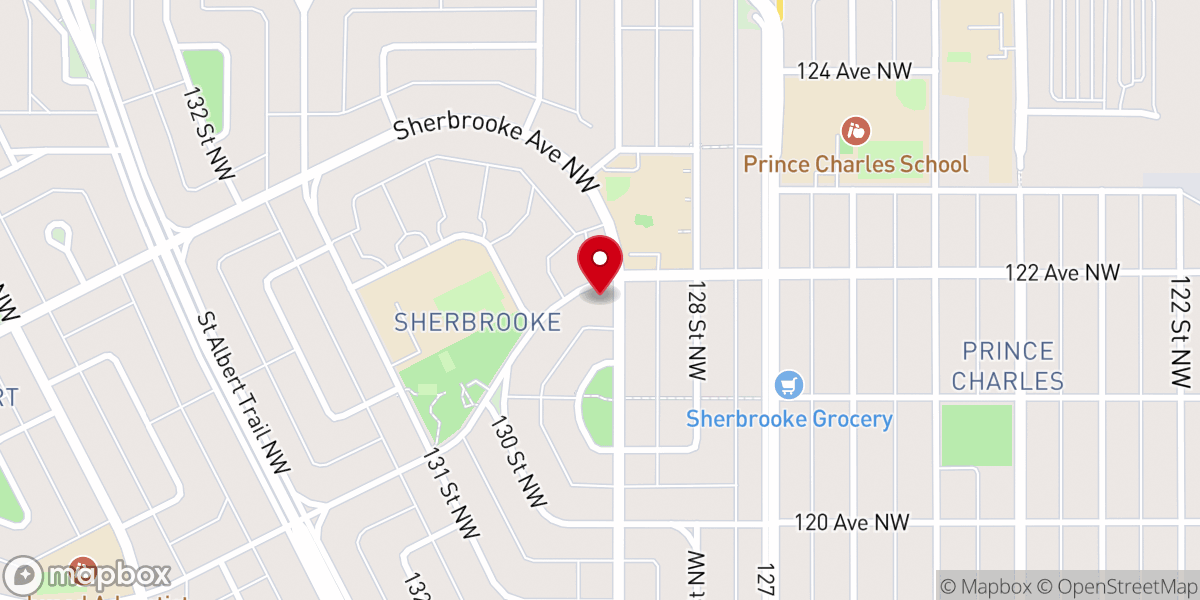 Map showing location of Providence Canadian Reformed Church