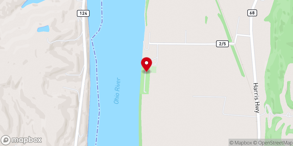 Map showing location of Circle "S" Campground