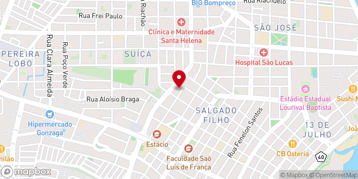 Map showing location of Betel