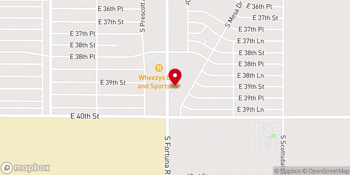 Map showing location of Greater Hope Community Church
