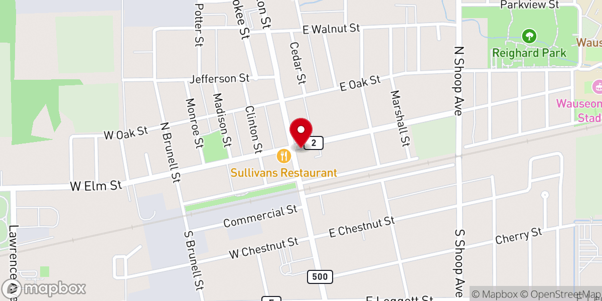 Map showing location of Turning Point Ministries