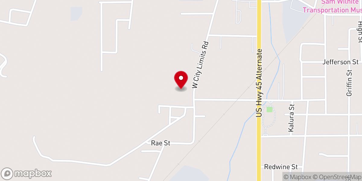 Map showing location of West End Baptist Church