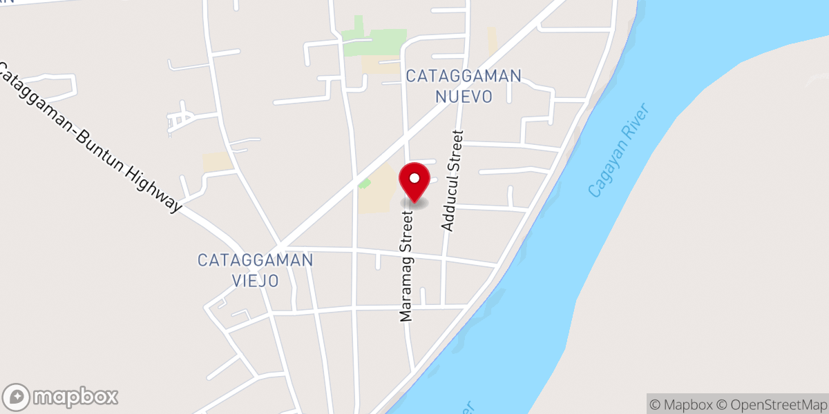 Map showing location of St. Dominic Parish Church - Cataggaman Nuevo, Tuguegarao City, Cagayan (Archdiocese of Tuguegarao)