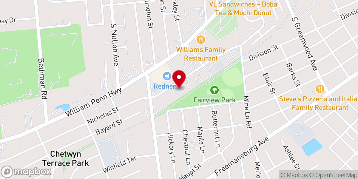 Map showing location of New Creation United Church