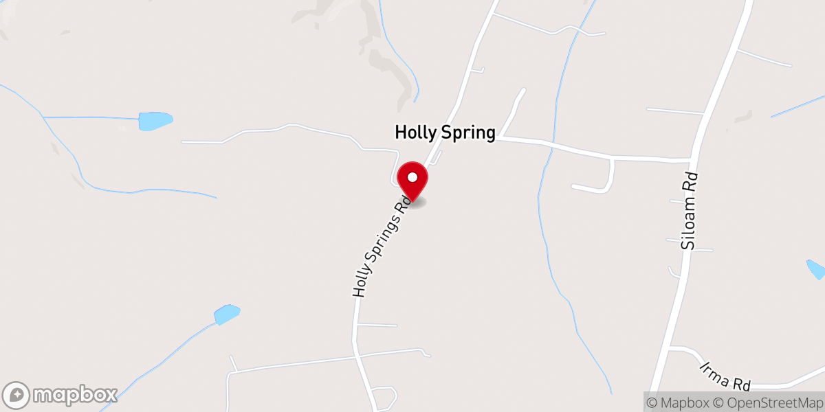 Map showing location of Deep Creek Primitive Baptist Church
