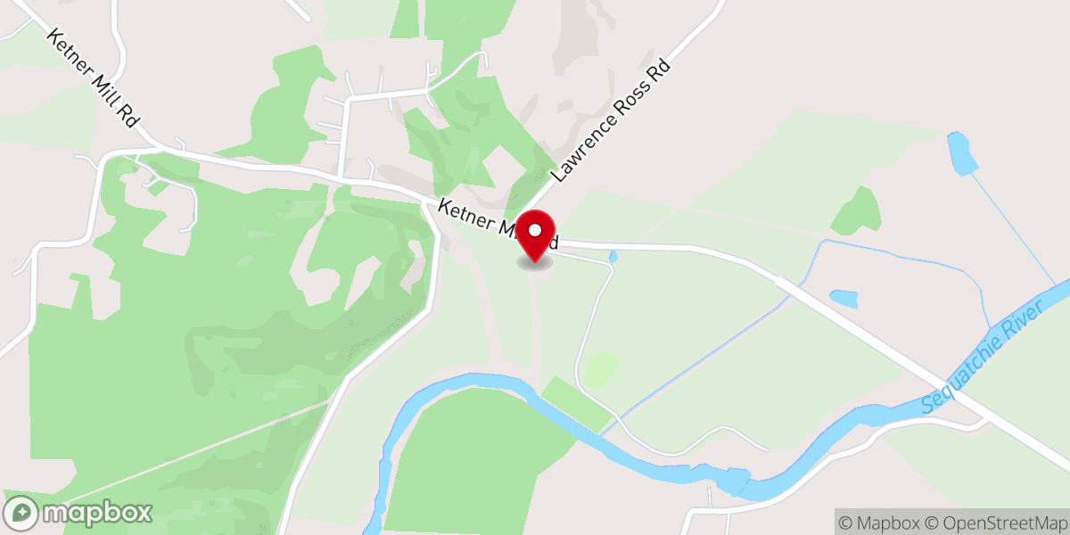 Map showing location of Ketner's Mill Arena