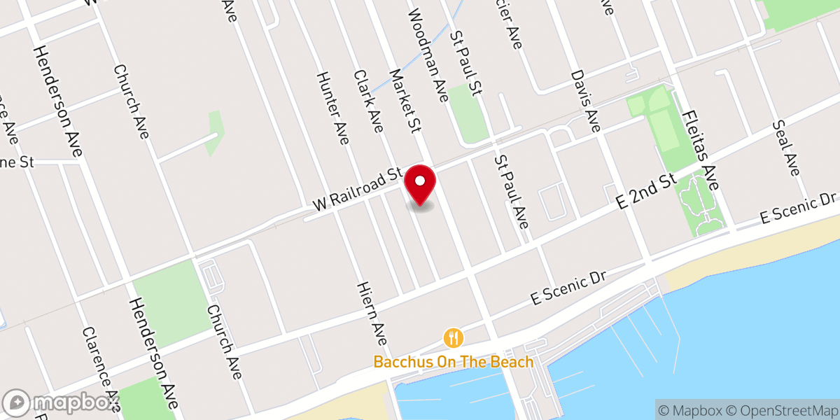 Map showing location of First Missionary Baptist of Pass Christian, Inc. - Food Distribution Center