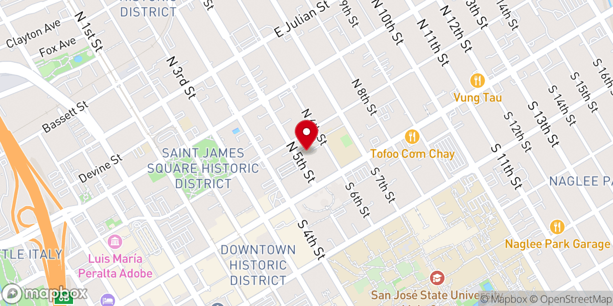 Map showing location of New Beginnings Community Church