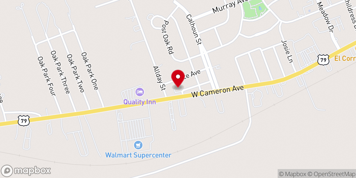 Map showing location of Taqueria Banda's