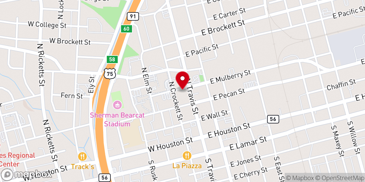Map showing location of Liberty Lighthouse Church