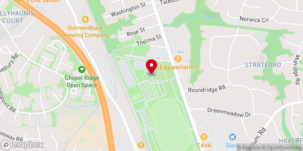 Map showing location of Timonium Fairgrounds Demonstration Garden