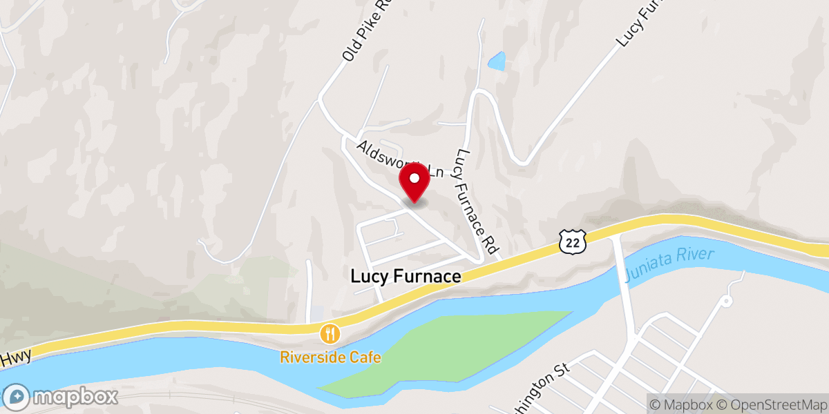Map showing location of Cedar Crest Independent Baptist Church