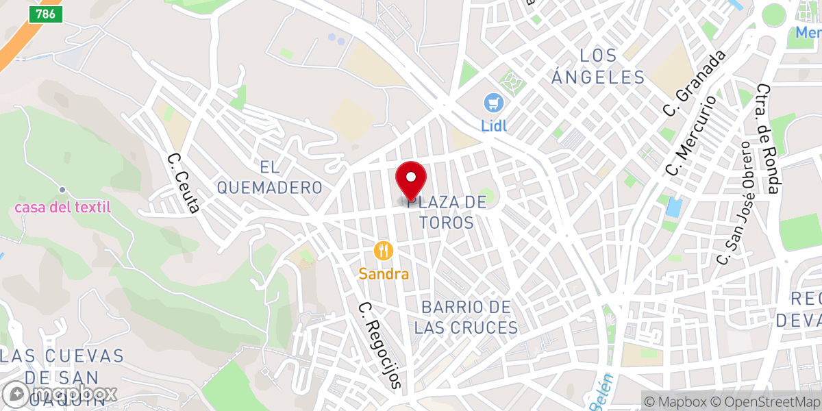 Map showing location of Iglesia Evangélica Asamblea de Hermanos