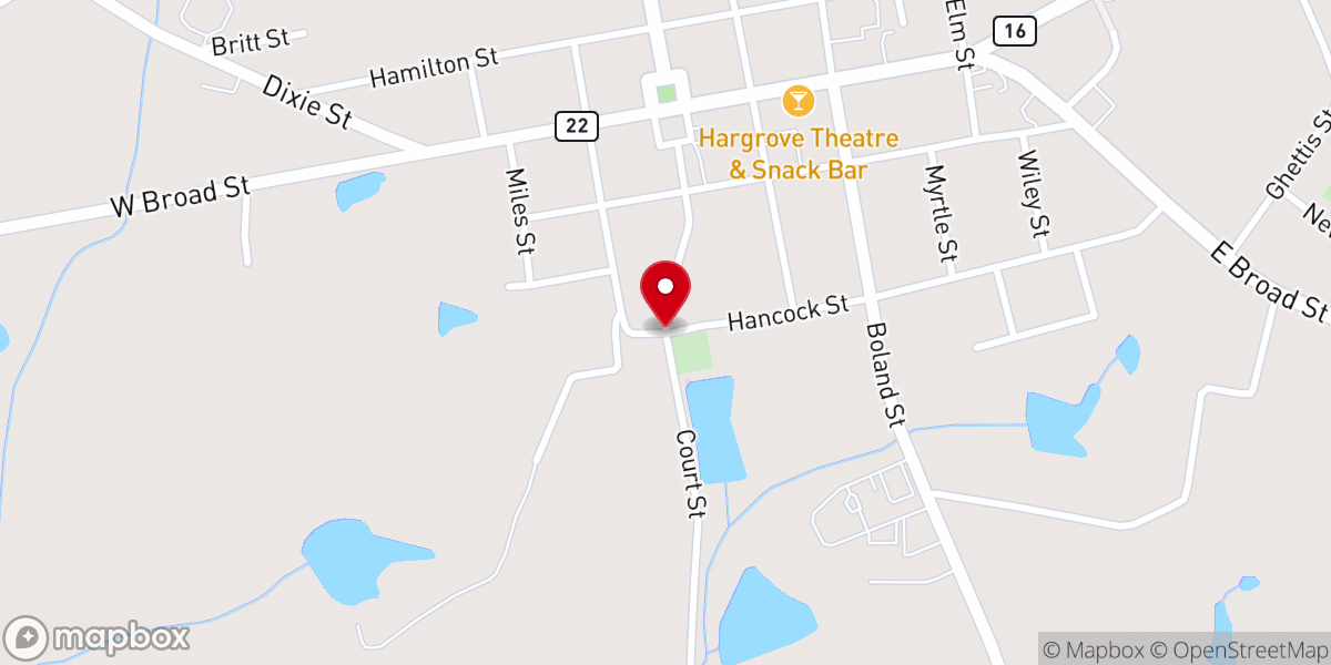 Map showing location of SPARTA HANCOCK COUNTY HISTORICAL SOCIETY