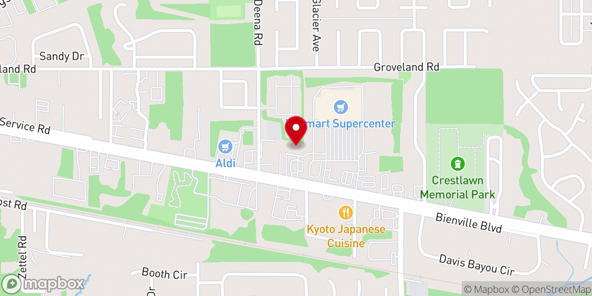Map showing location of New Beginnings Church