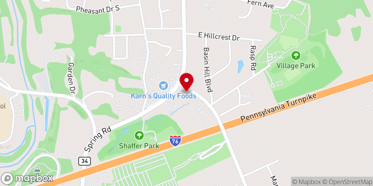 Map showing location of Lighthouse Church of God