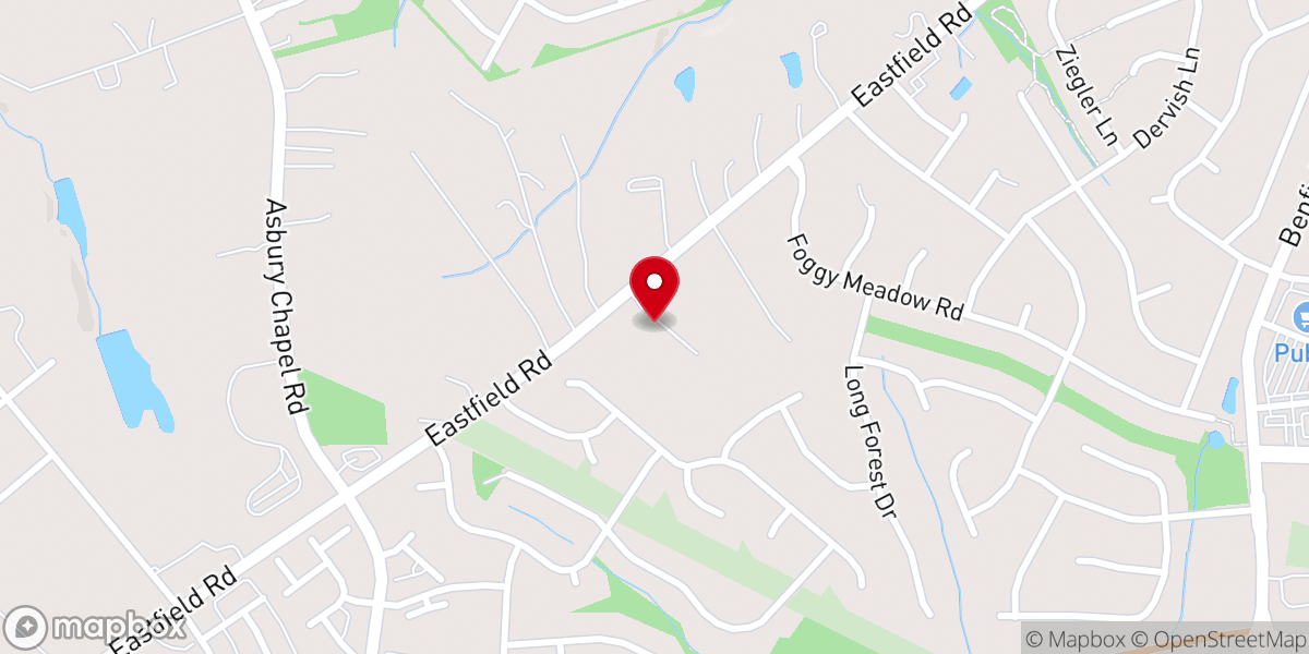 Map showing location of Steele Creek Church - Eastfield Campus