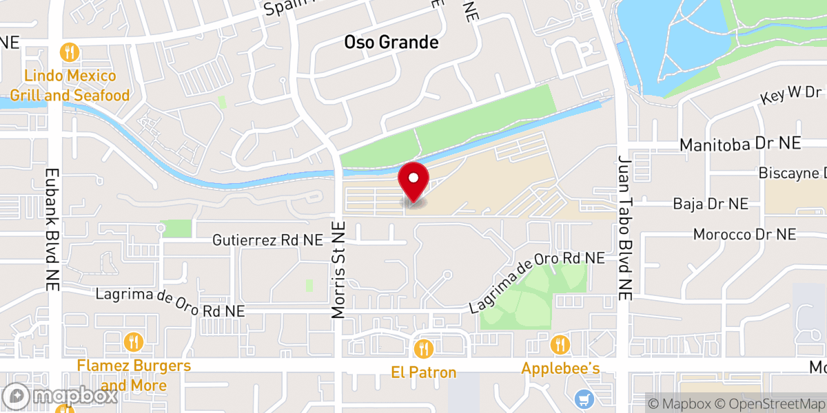 Map showing location of Fury of Faith Ministries