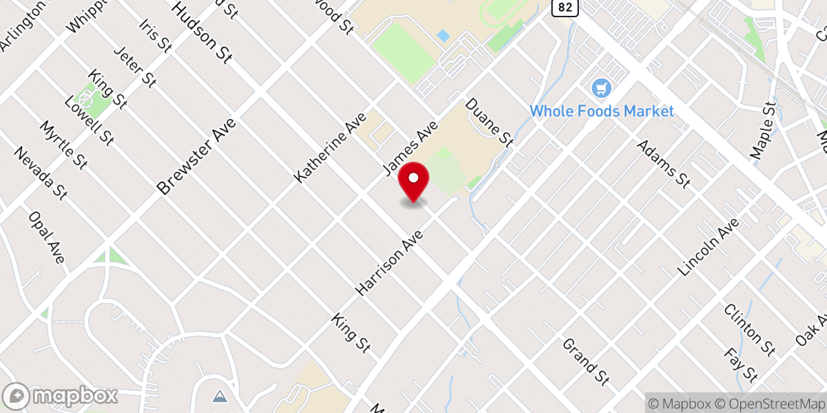 Map showing location of Redeemer Redwood City