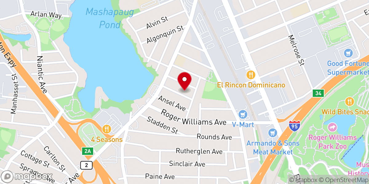 Map showing location of United Pentecostal Church