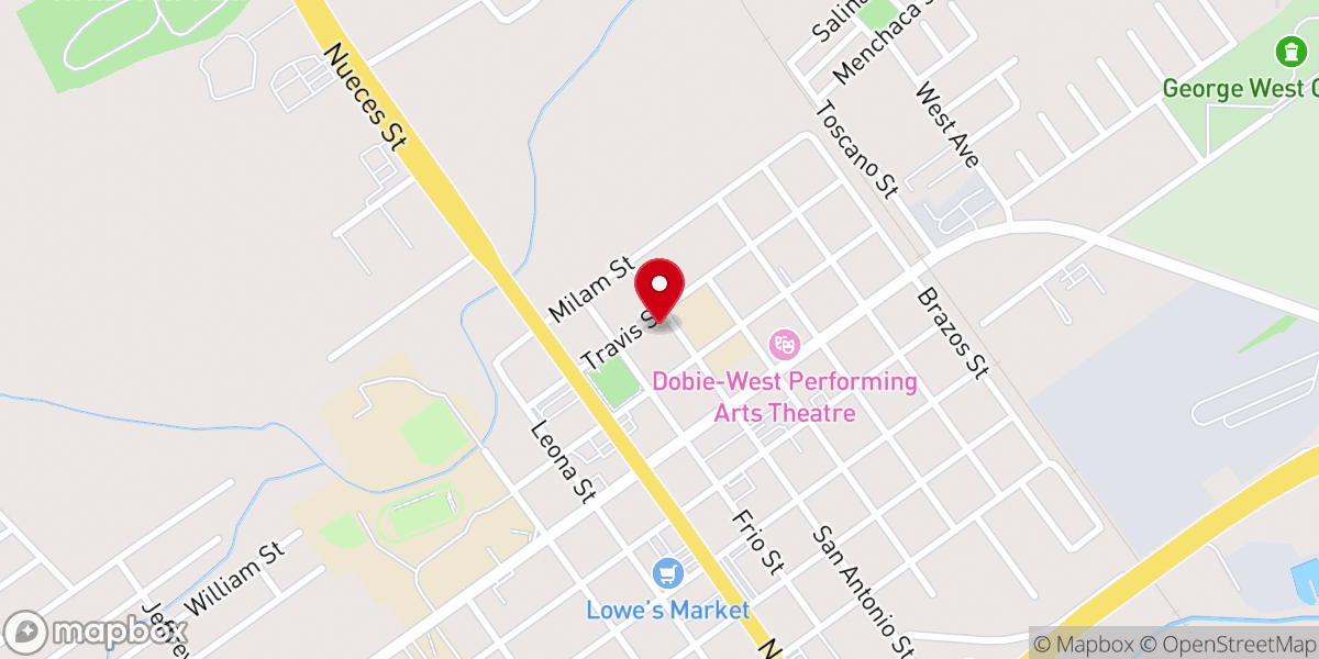 Map showing location of Good Shepherd Episcopal Church