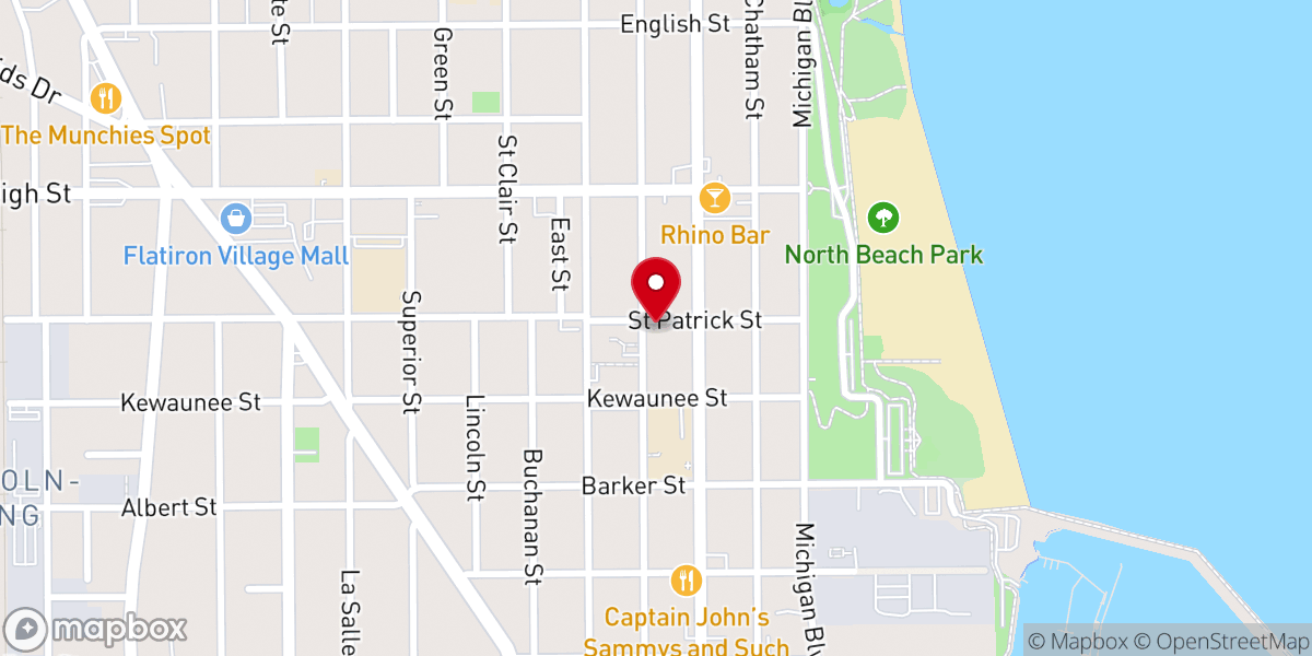 Map showing location of New Life Christian Fellowship