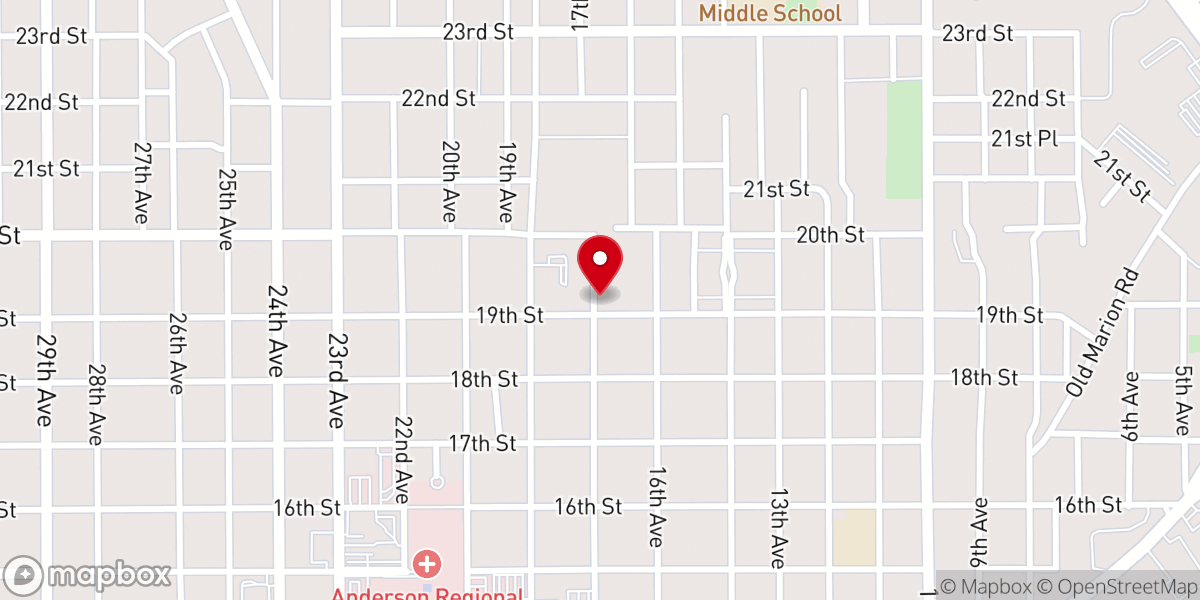 Map showing location of Free Gospel Temple JCAC