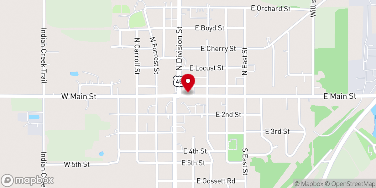 Map showing location of Kings Word Ministries