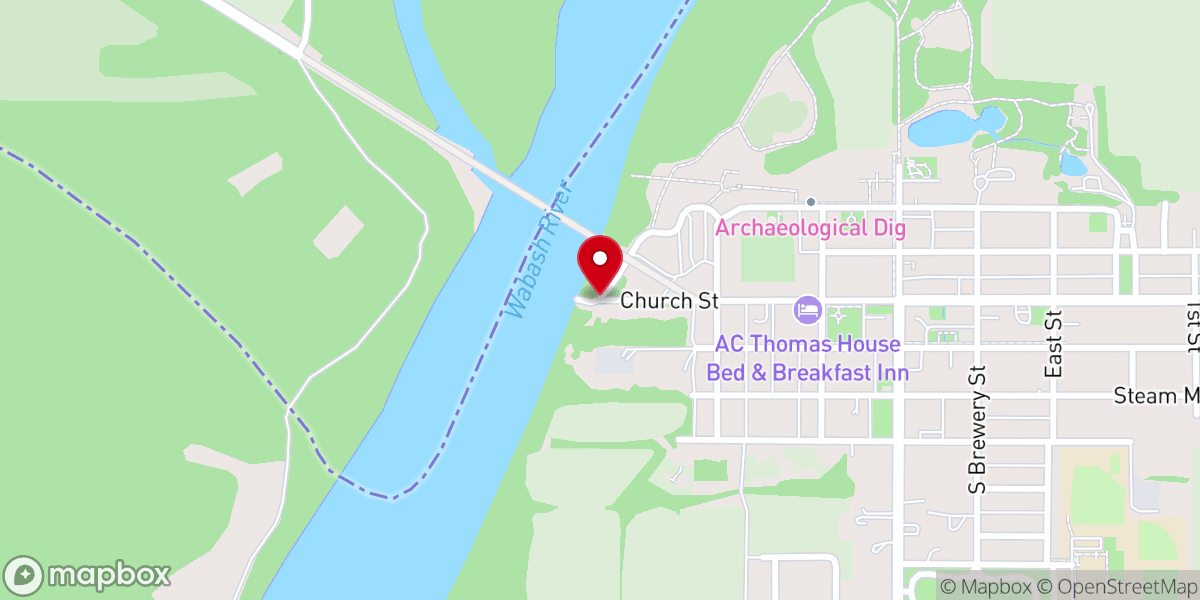 Map showing location of June Barrett Public Access Site