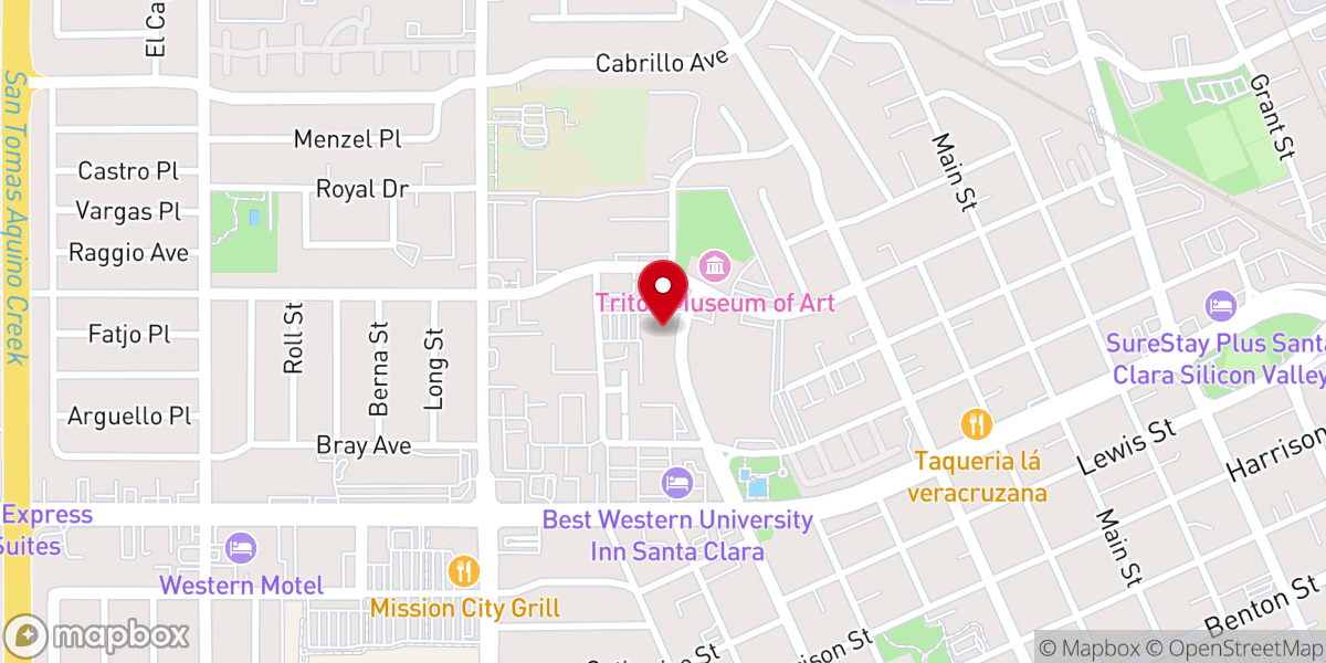 Map showing location of Bethel Korean United Methodist Church