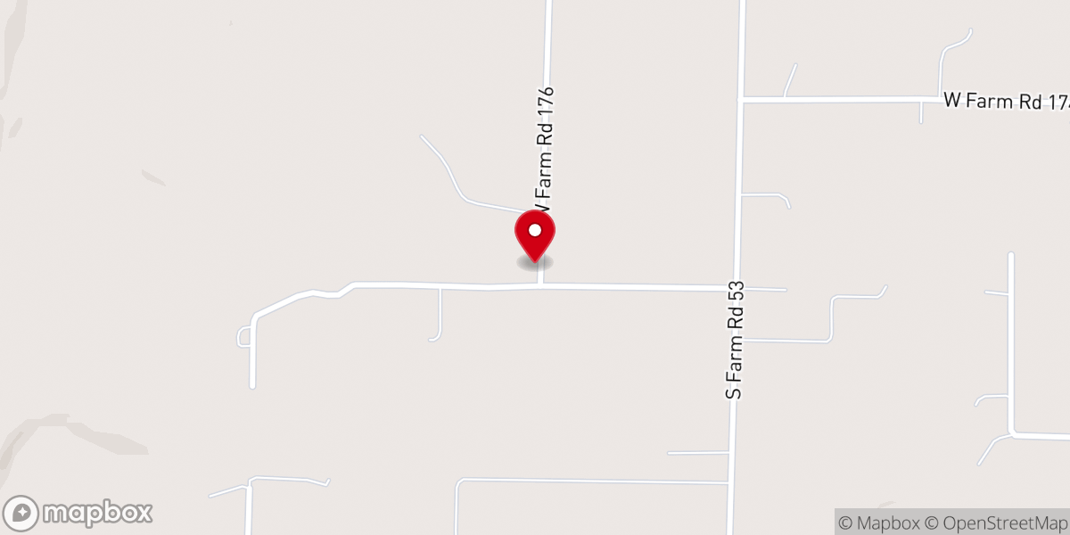 Map showing location of Hopewell Church