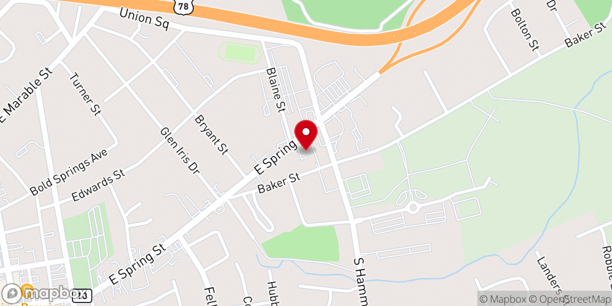 Map showing location of Monroe Seventh-Day Adventist Church