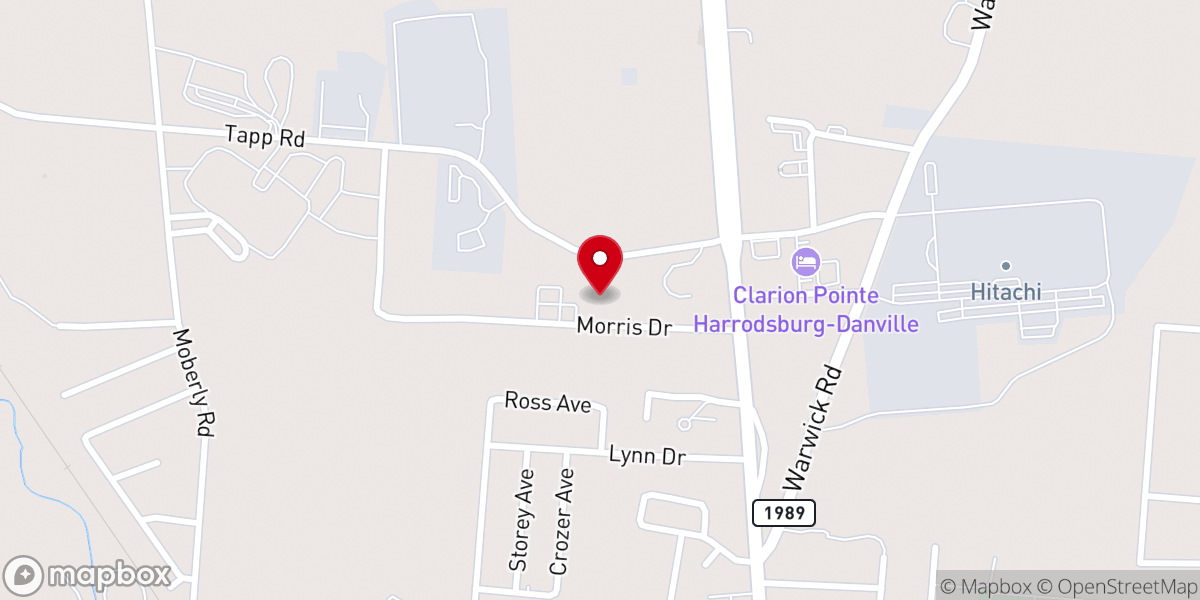 Map showing location of New Life Ministries