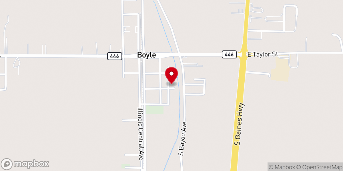 Map showing location of Holy Temple Apostolic House of Prayer