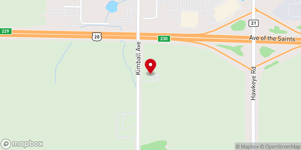 Map showing location of Trinity Episcopal Parish and Preschool