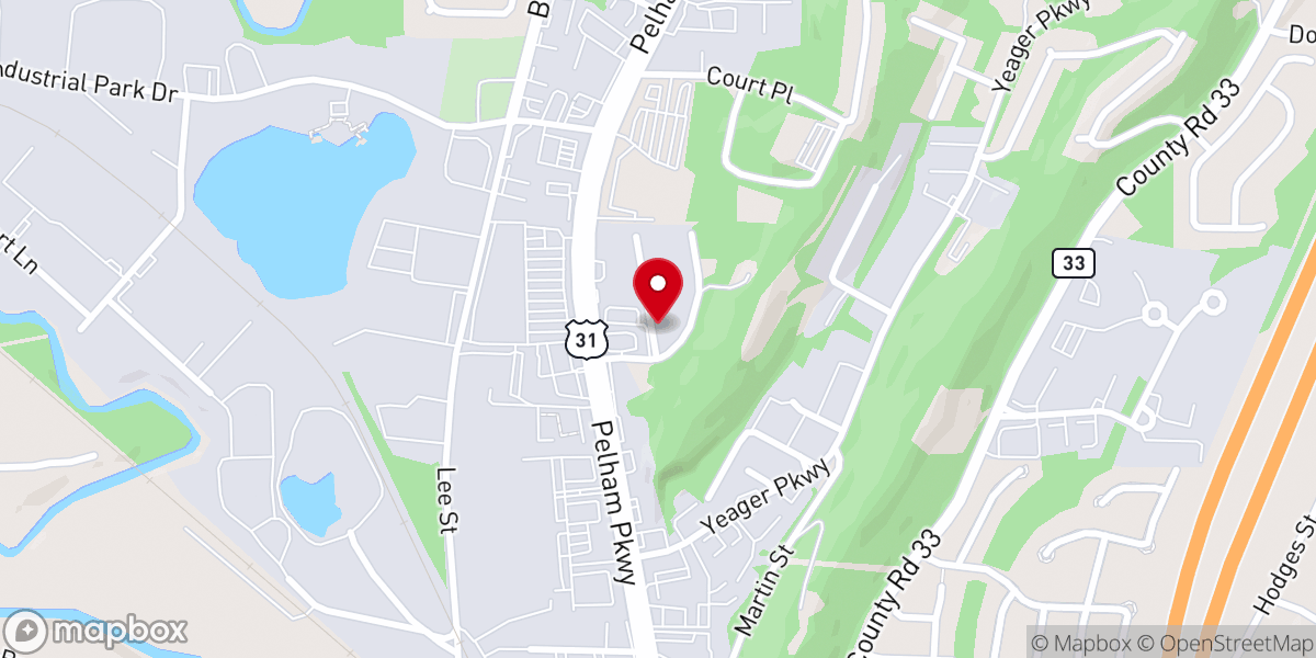 Map showing location of Kingdom Christian Center Church