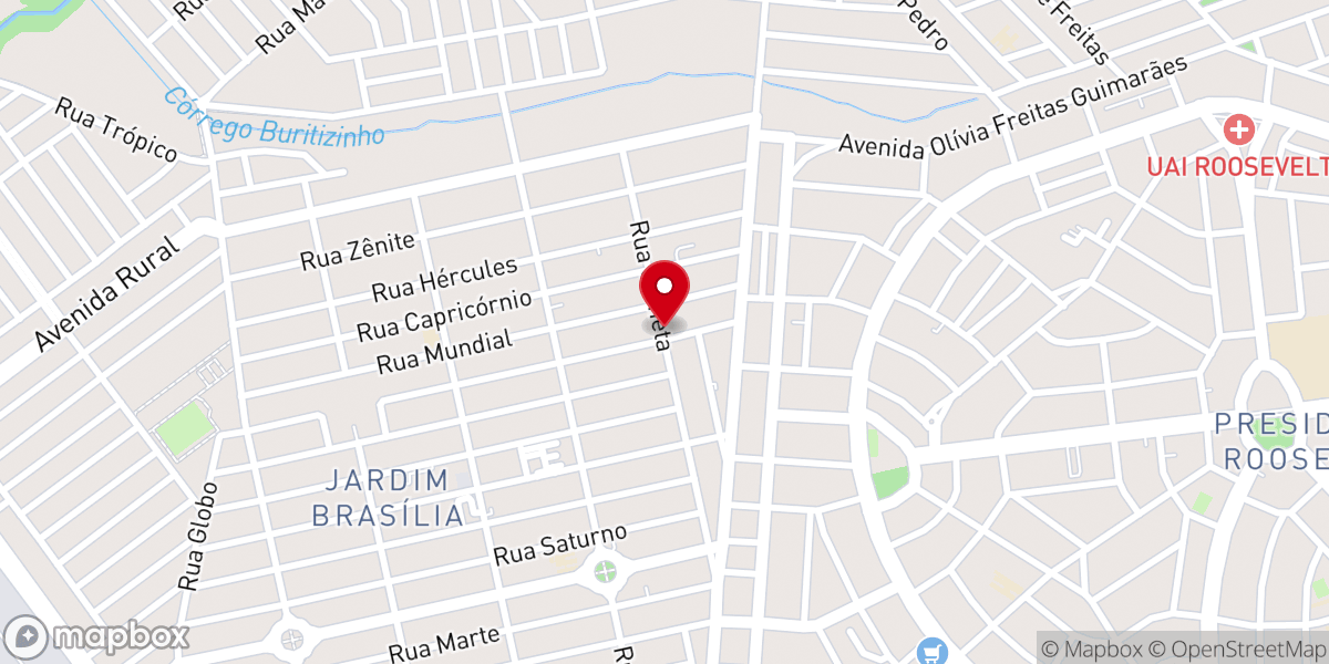 Map showing location of Assembleia de Deus Missão aos Povos (ADMP) Jd. Brasília