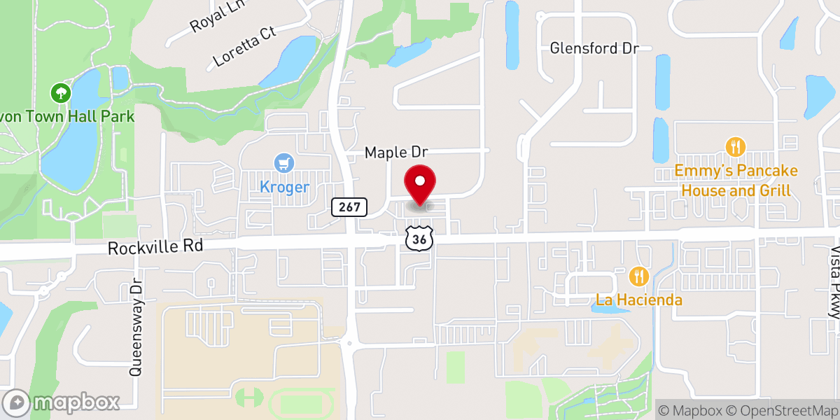 Map showing location of Celestial Church of Christ Indiana Cathedral