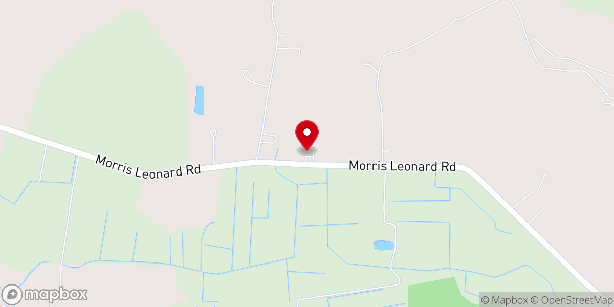 Map showing location of Bethel United Methodist Church