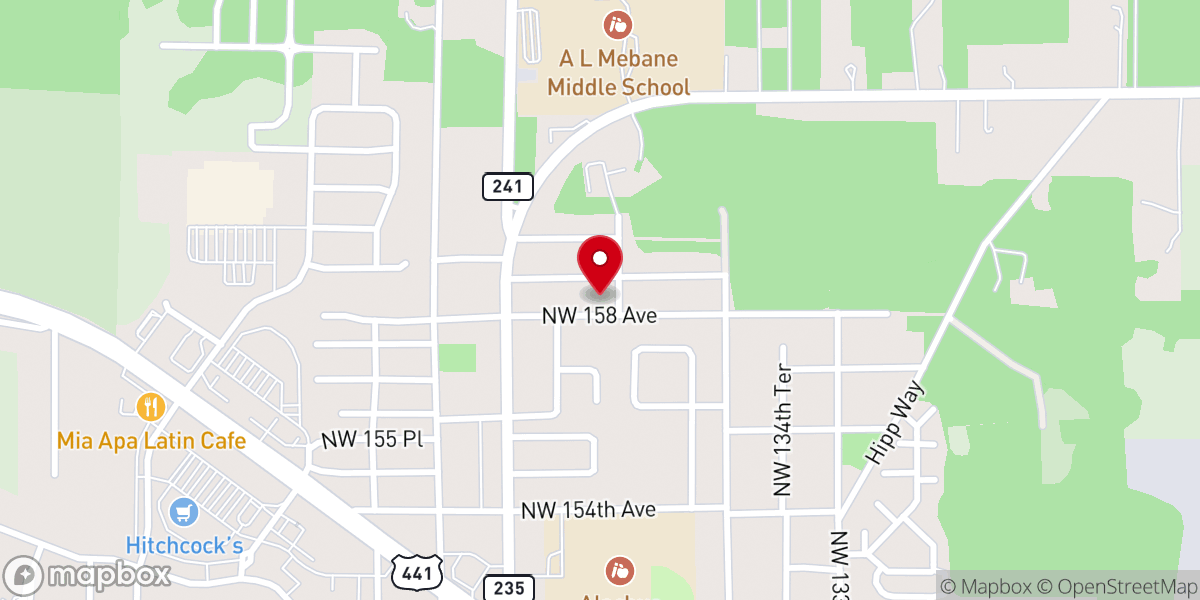 Map showing location of New Saint Mary Missionary Baptist Church