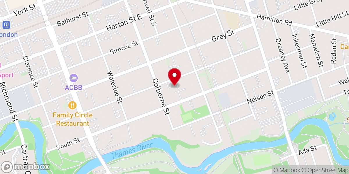 Map showing location of Our Lady of Czestochowa Polish Catholic Church