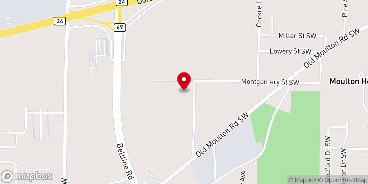 Map showing location of Arise Church