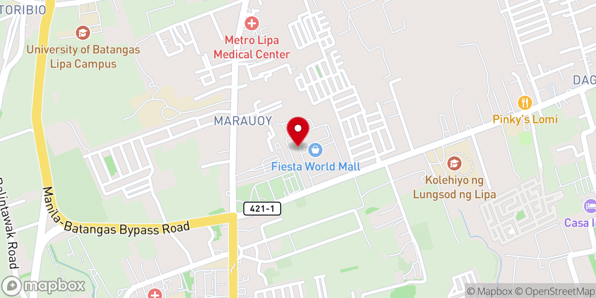 Map showing location of Bible Christian Church
